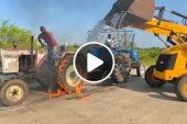 Sonalika Di 60 Rx vs Eicher 242 Tractor Tochan Fired On RCC Road Tractor