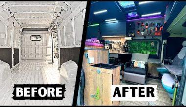 Sophisticated Camper Van Conversion  3 Years Start to Finish