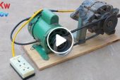 How to produce homemade infinite energy with a car alternator and an engine P2