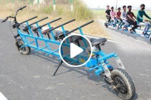 Build 6 SEATER Long Electric Bike