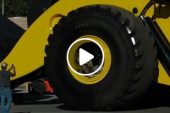 Biggest wheel loader in the world 70 yard super high lift LeTourneau L2350