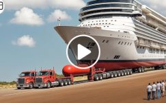 Massive Industrial Giants on the Move: Mighty Machines Transporting Heavy Load Machinery